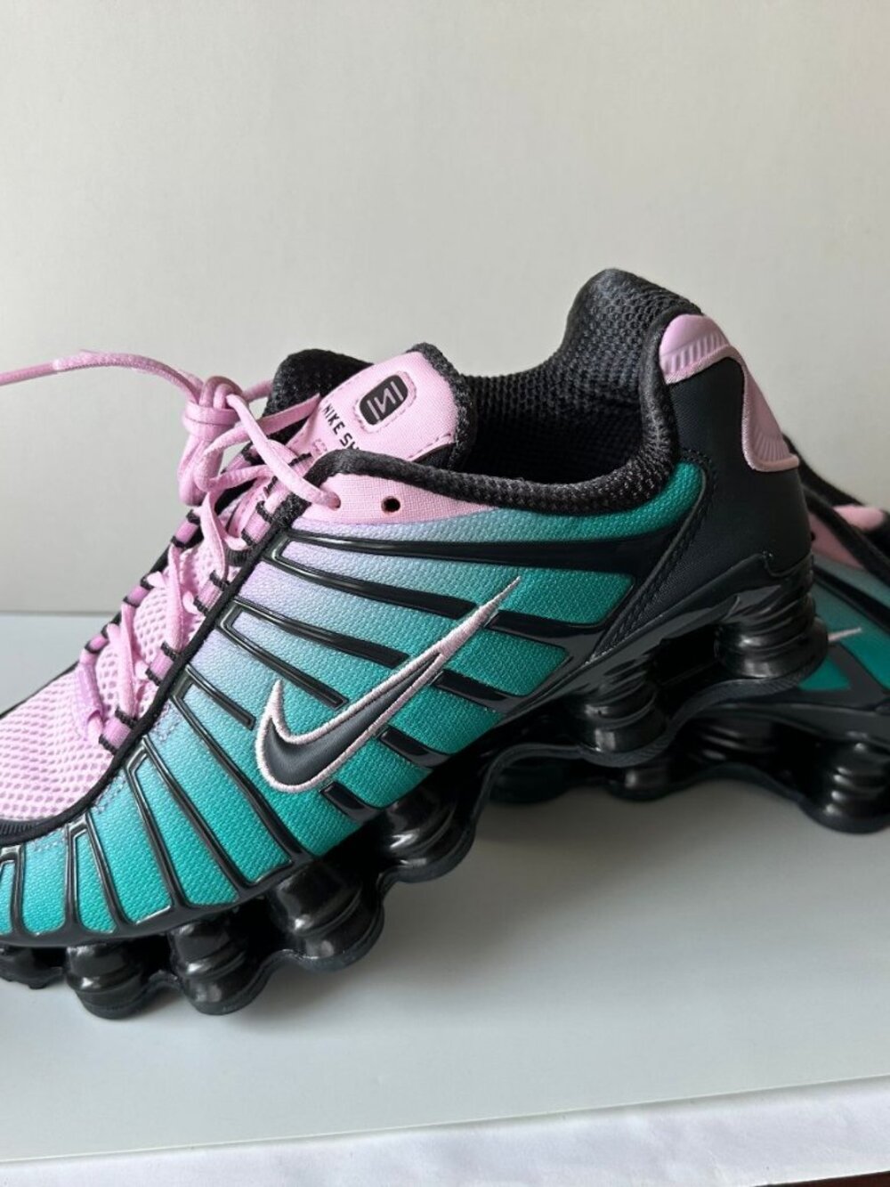 NEW Nike Shox TL Fade Arctic Pink/Neptune Green IH1336-600 Shoes Size 8/UK 5.5